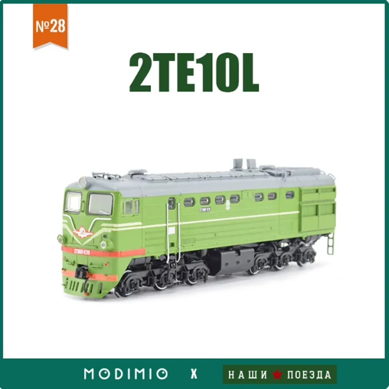 

1:87 Russian 2TE10L Diesel Locomotive JLKN028 Simulation Train Model Static Decoration Collectibles Gift Toys