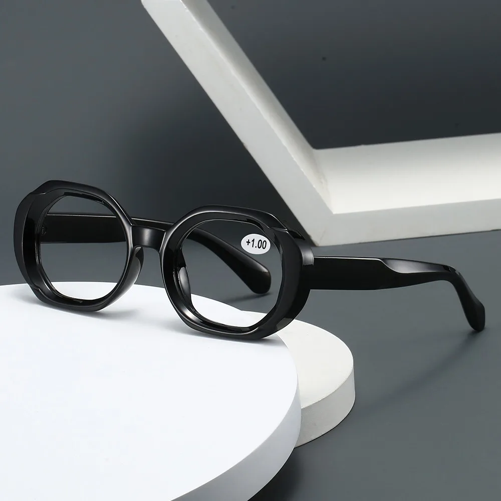 

Fashion Round Reading Glasses Unisex Classic Presbyopia Eyeglasses Full Frame Eyewear 0 +50 to +600