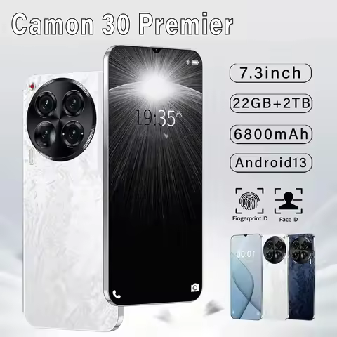 Camon 30 Premier 5G Smartphone Unlocked Phone with Android 14.0 Qualcomm 888 10 Core 6800mah 50+108MP Camera Global Edition