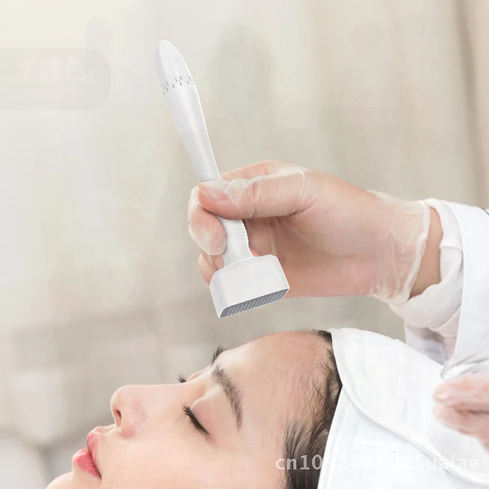 เครื่องมือดูแลผิวหน้า Drs140A ไมโครนีดเดิล โรลเลอร์แบบปรับความยาวเข็มได้ สำหรับการฟื้นฟูผิวหน้า