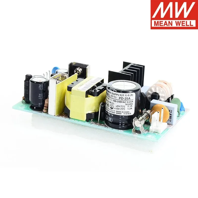 

Mean Well PCB Type PD-25 Series 25W Dual Output Switching Power Supply PD-25A PD-25B PD-2505 PD-2512 PD-2515