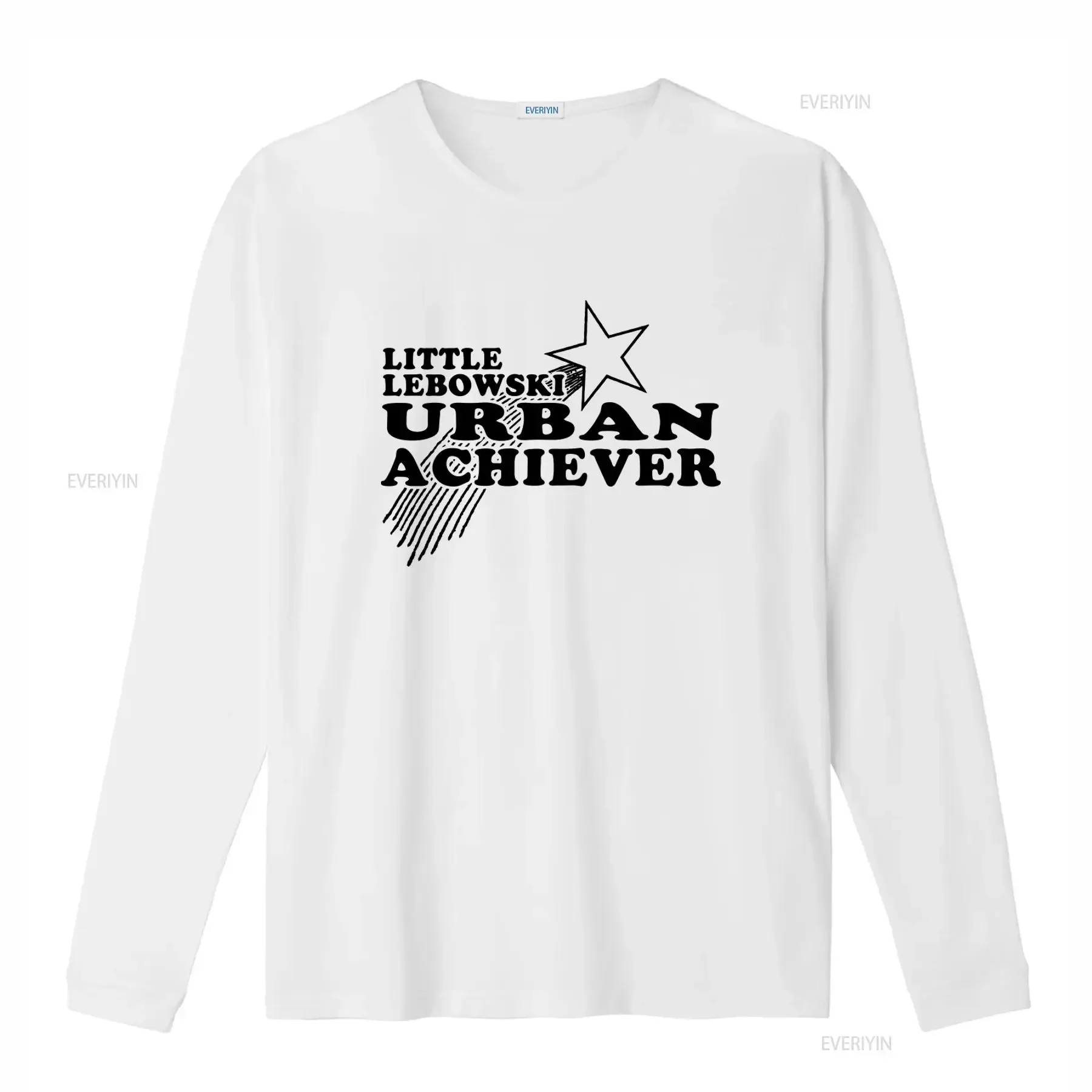 Little Lebowski Urban Achiever Retro Style T Shirt in Green vintage Washed streetwear Casual Soft designer clothes homme