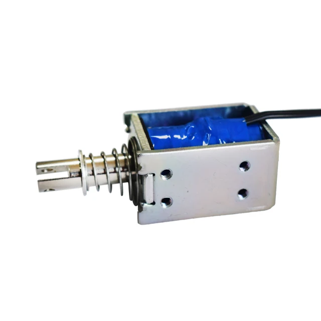 

8 мм ход небольшой постоянного тока 12 В 24 В электромагнитный двухтактный линейный привод с открытой рамой