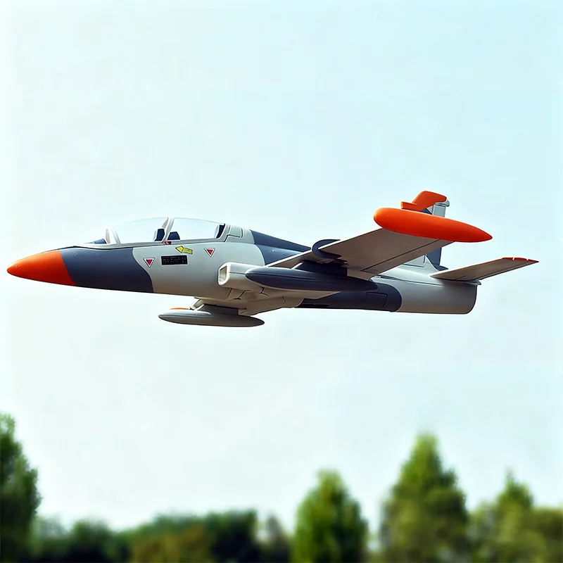 نموذج SY يبيع بشكل جيد MB339 نموذج طائرة مقاتلة مجاري كهربائية ثابتة الجناح 50 مم، بسيط وسهل الطيران ومستقر #3