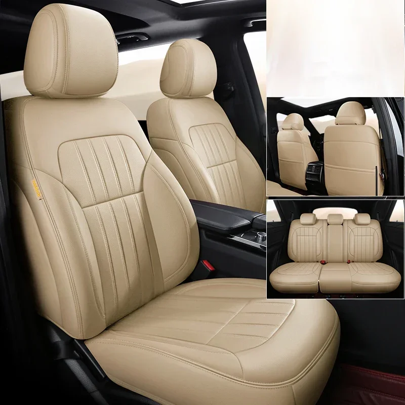 Car Seat Covers For Skoda Fabia Superb 2 3 Octavia Kodiaq Karoq Custom Leather Auto Accessories