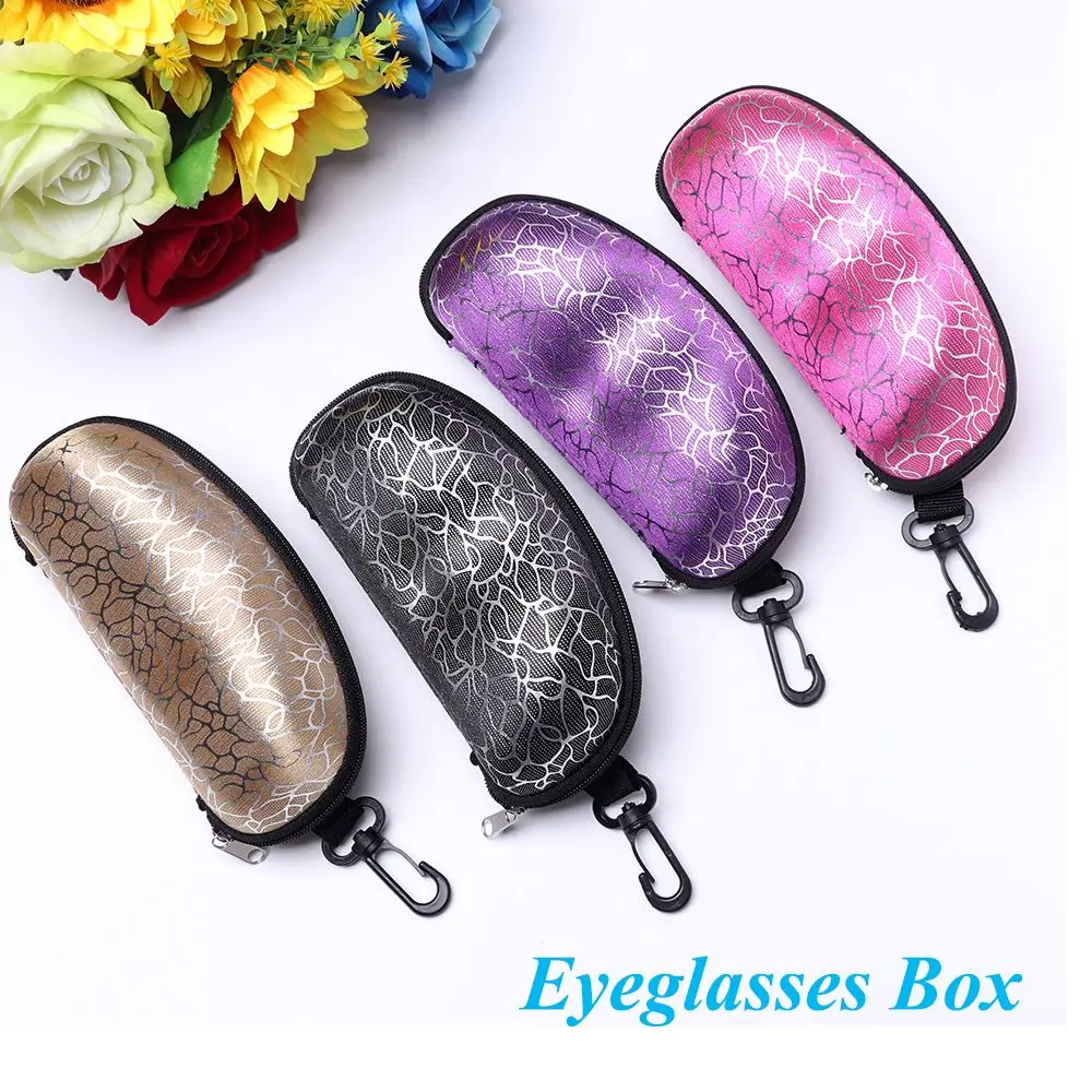 Hot Sunglasses Box Eyewear Box Stone Pattern Zipper Closure Simple Style Portable EVA Glasses Protective Box