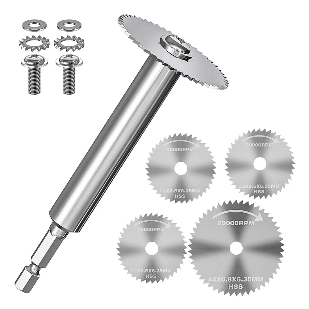 Inside Pipe Cutter, 1/4 Inch Hex PVC Plumbing Inside Cutter Internal Plastic Pipe Cutter Set (32mm x3, 44mm x1)