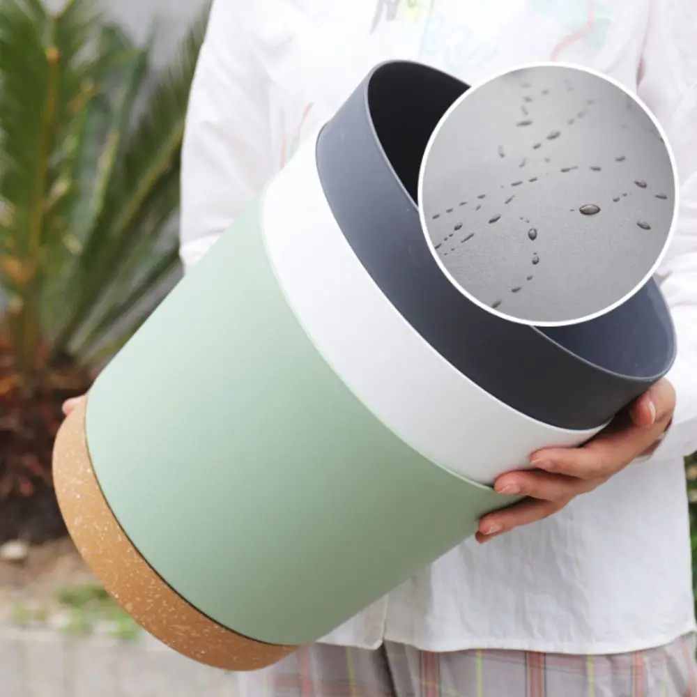 Plastic Plant Pot Separation Design Circular Succulent Planter Flowerpot with Drainage Tray Plant Growth Cultivation Pot
