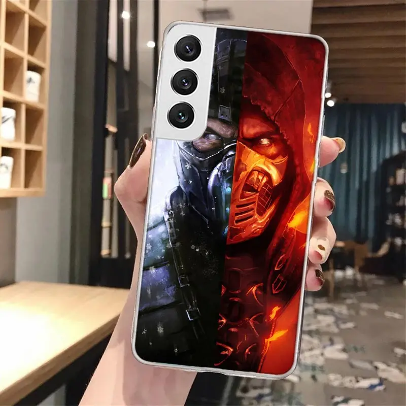 Mortal Kombat Soft Phone Case For Samsung Galaxy M12 M21 M30S M31 M32 Note 20 Ultra 10 Lite 9 8 J4 J6 Plus + M51 M52 J8