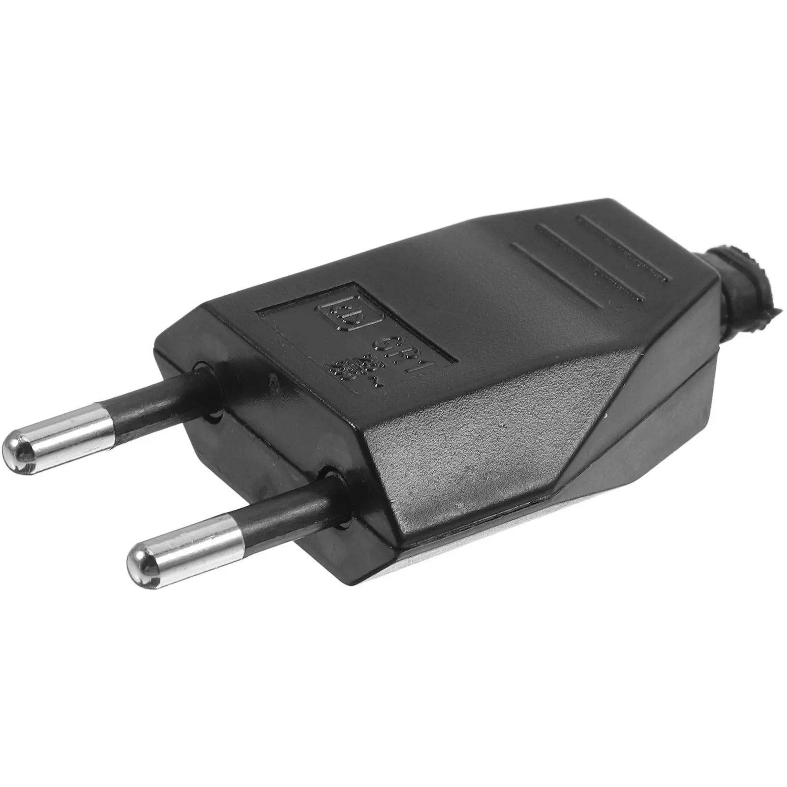 

Электрический адаптер-переходник для розеток ЕС, черный, для путешествий по Европе, коннектор питания