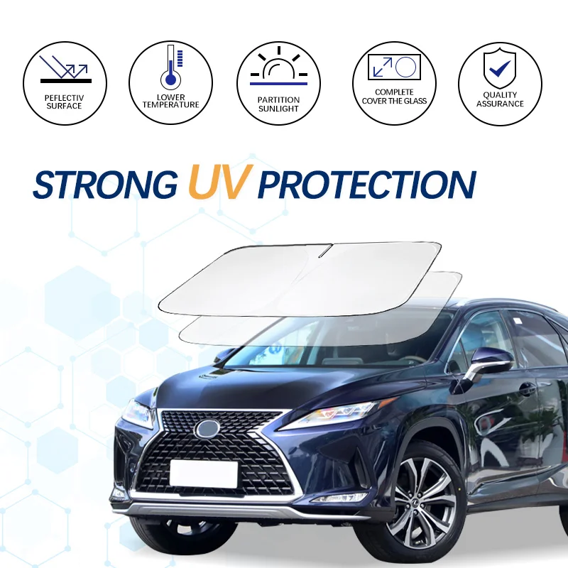 

Car Windshield Sun Shade For LEXUS NX Sunshade Summer Visor Protector Foldable Blocks UV Rays Protection Accessories