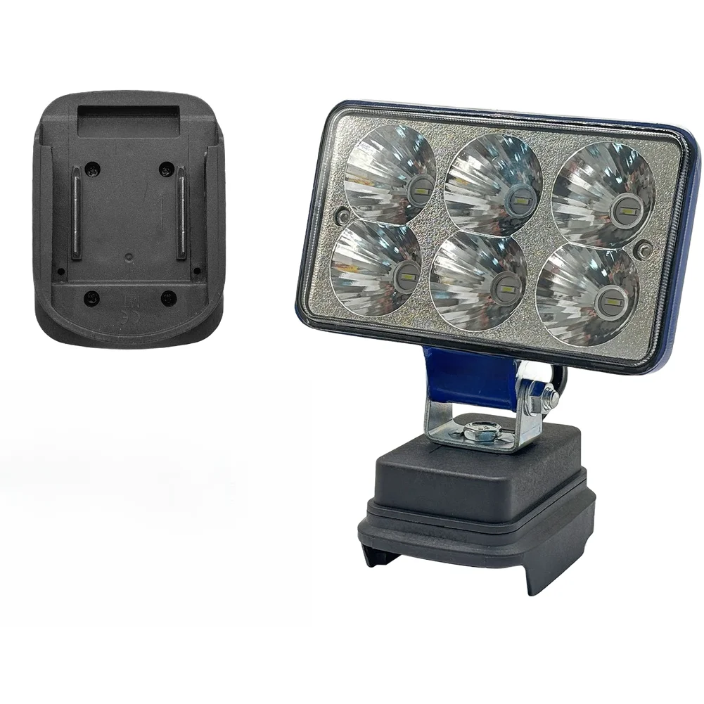 4In LED Lamp with Aluminum Housing and Dual AC DC Input for Outdoor Work Fishing and Maintenance 12V 80V 45W Bright Illumination
