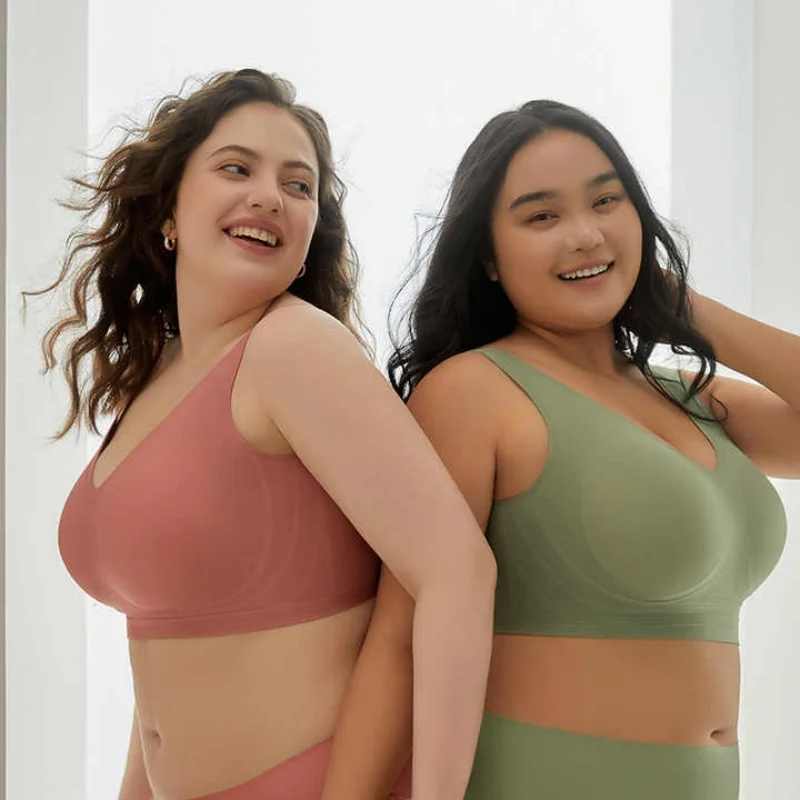 Sexy Female Lingerie Large Size No Trace Beautiful Back Bra Tube Top  Underwear Thin Big Breasts Show Small Bras for Women - AliExpress 200574005