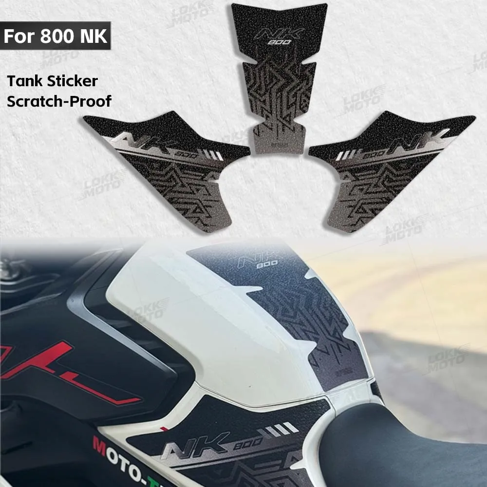 For 800NK 800 NK 2023 2024 2025 Motorcycle Racing Frosted Fuel Tank Pad Sticker Side Gas Knee Grip Anti-Scratch Protector Decal