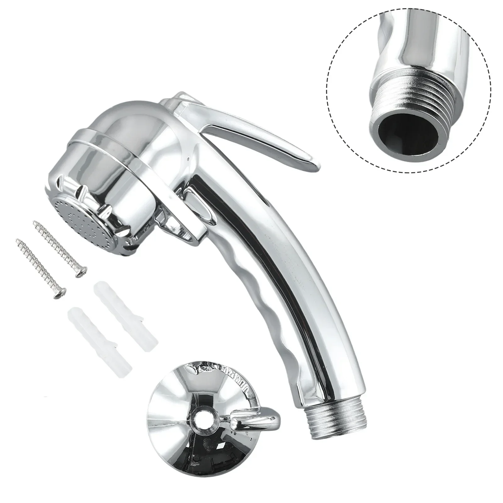 Shower Head Bidet Shower Toilet Small Nozzle With/stop Button Boat Camping Motorhome Shower Bathroom Accessories