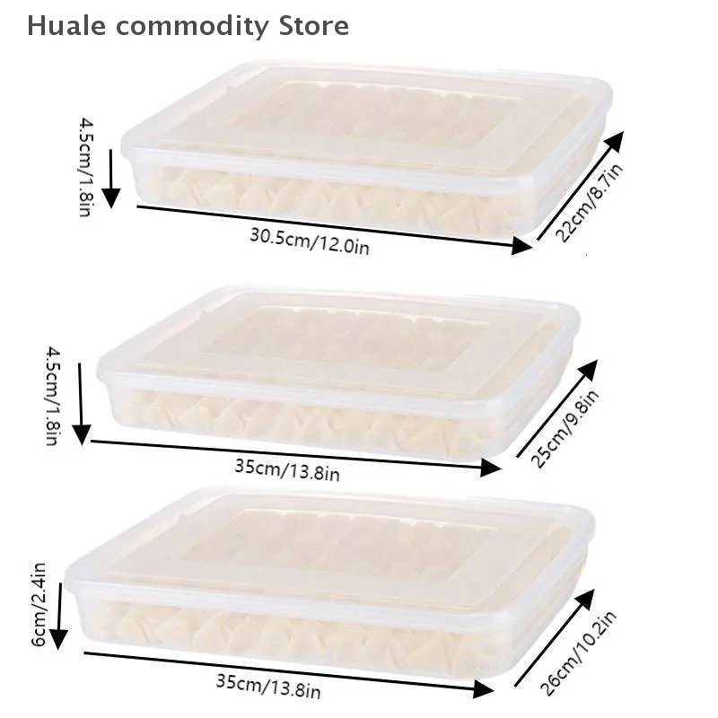 Scatola portaoggetti da cucina Organizzatore per frigorifero Contenitori per alimenti trasparenti Vassoio per gnocchi Frutta Verdura Torta di carne