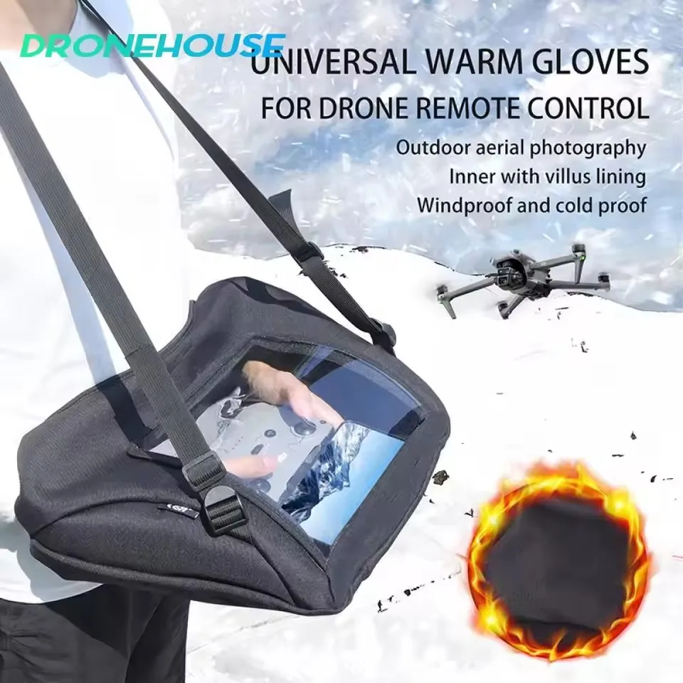 DJI Neo/Neo 2/Flip/Air 3S/2S/Mini 5 Pro/4/Mavic 드론 부품용 RC-N3/2/1/RC 2 방풍 슬리브용 범용 따뜻한 장갑