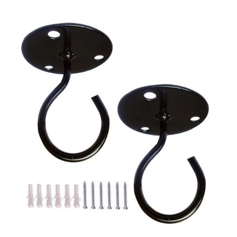 Wall Mount Ceiling Hooks, Metal Plant Bracket Iron Wall Mount Lanterns Hangers for Hanging Bird Feeders, Lanterns