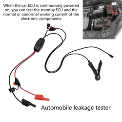 Tester di perdite per auto nessun Tester di scarico antiparassitario con spina in rame da 4mm strumento di Test di scarico della corrente strumenti diagnostici per automobili