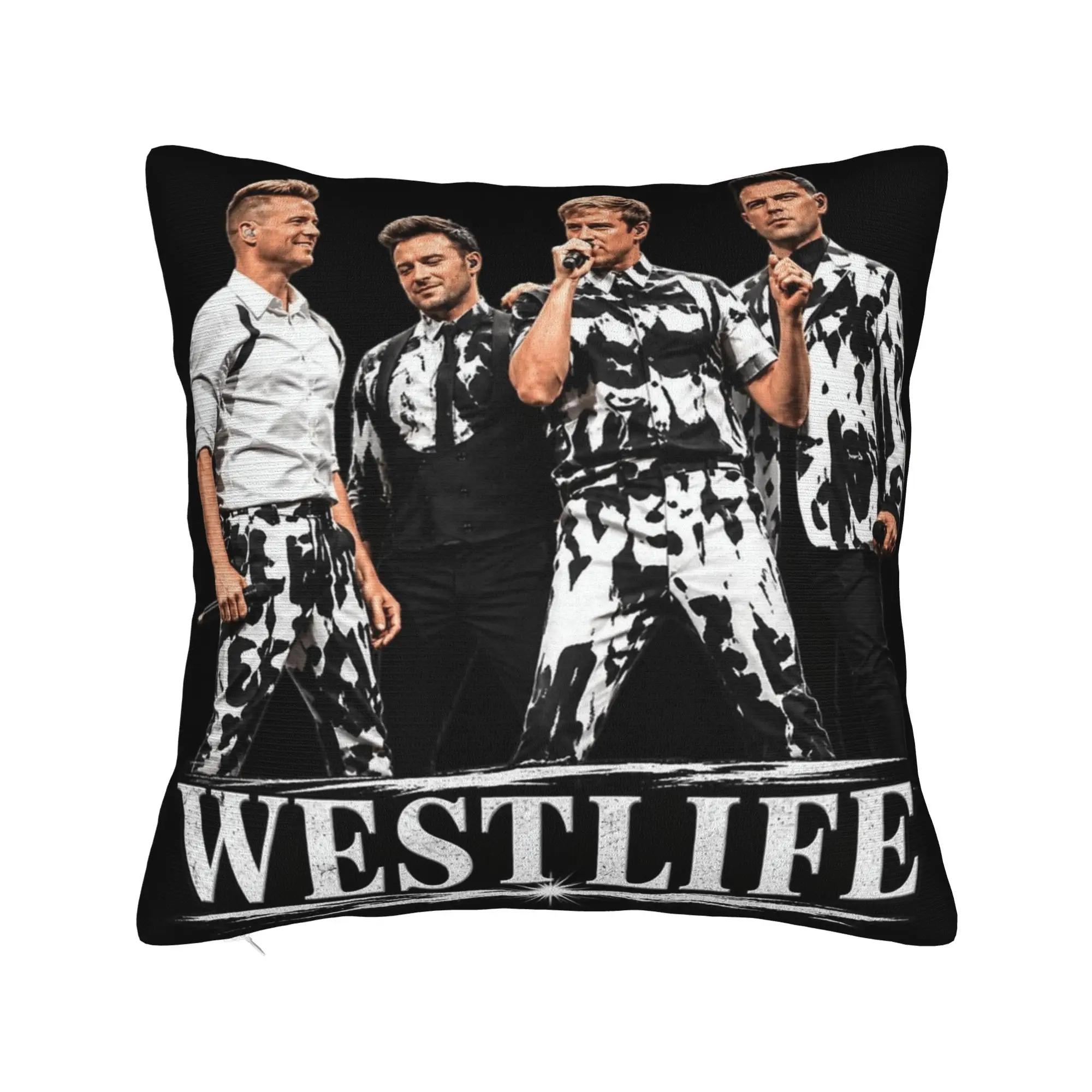 Decorative Pillow Cover Westlife 25th Anniversary Tour 2026 Stuff Home  Throw Pillow Case Cover Zipper Multi-Size