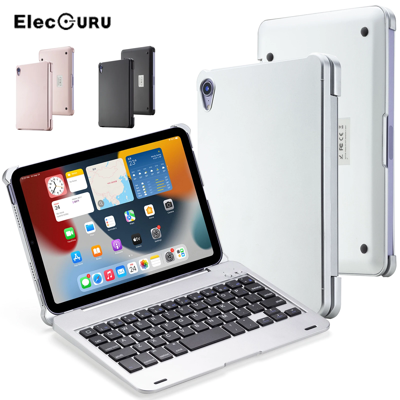 

Folding Bluetooth Wireless Keyboard Case For iPad Mini 6 Full Protection Case Cover