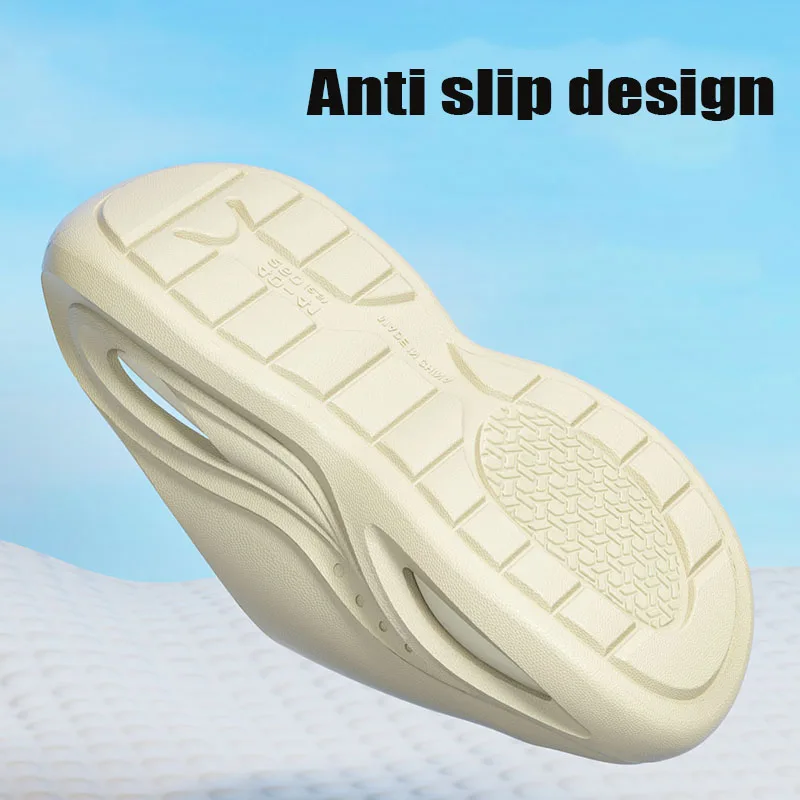 Men\'s Sandal Slippers Summer Sneaker Slippers Men Thick Bottom Platform Slides Soft Eva Slippers Casual Beach Shoes