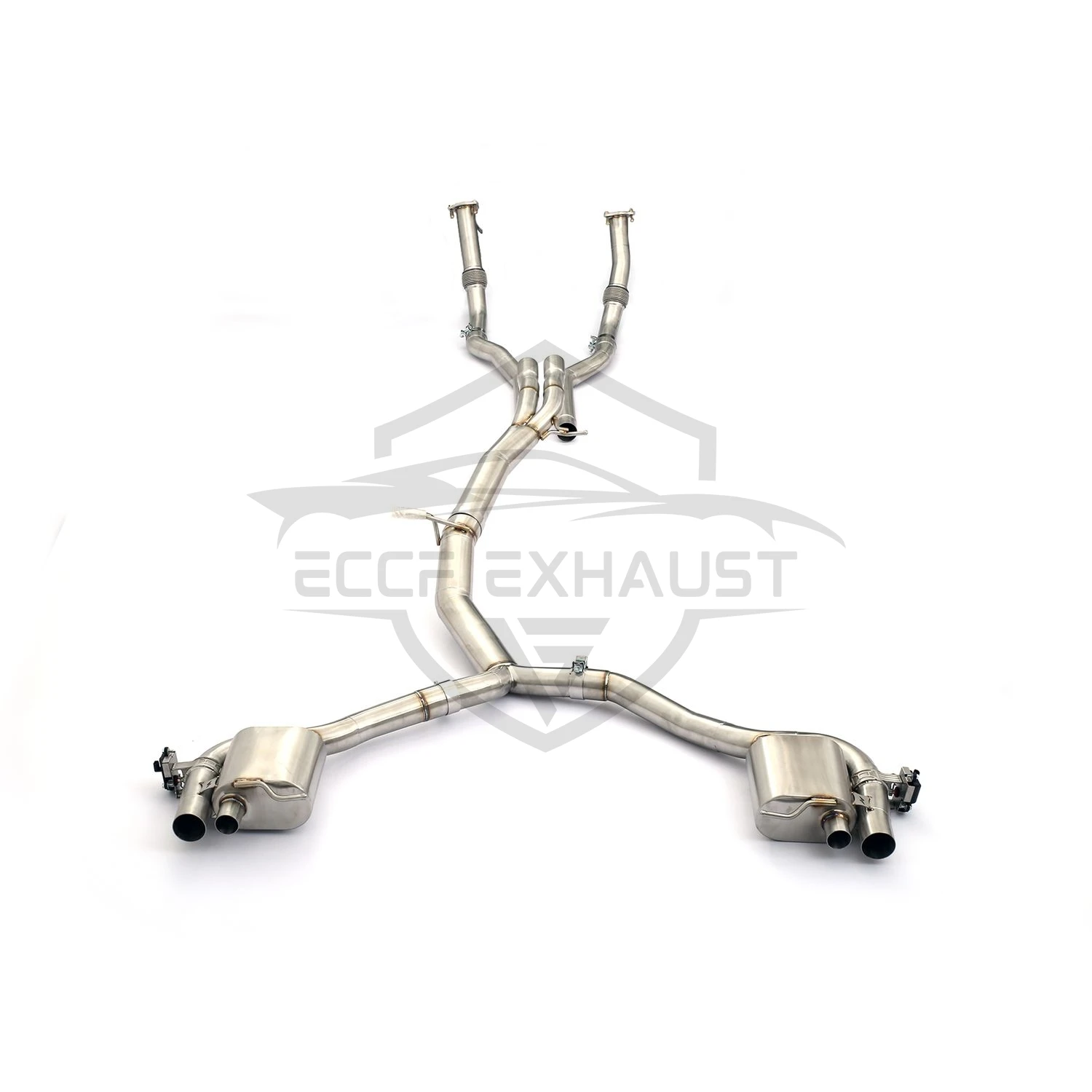 

Спортивный звуковой клапан выхлопа Catback выхлоп с передней трубой для Audi RS5 B9 B9.5, обновление производительности, простая установка