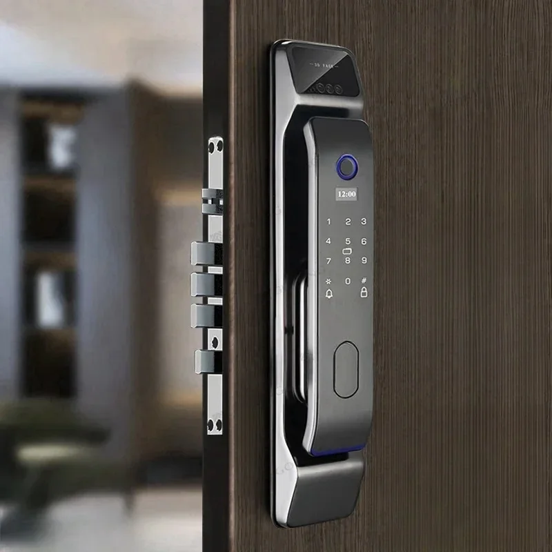 

3d Face Recognition Smart door Lock With Camera App wifi Electronic Entry Front Door Lock Keyless Fingerprint XH-30