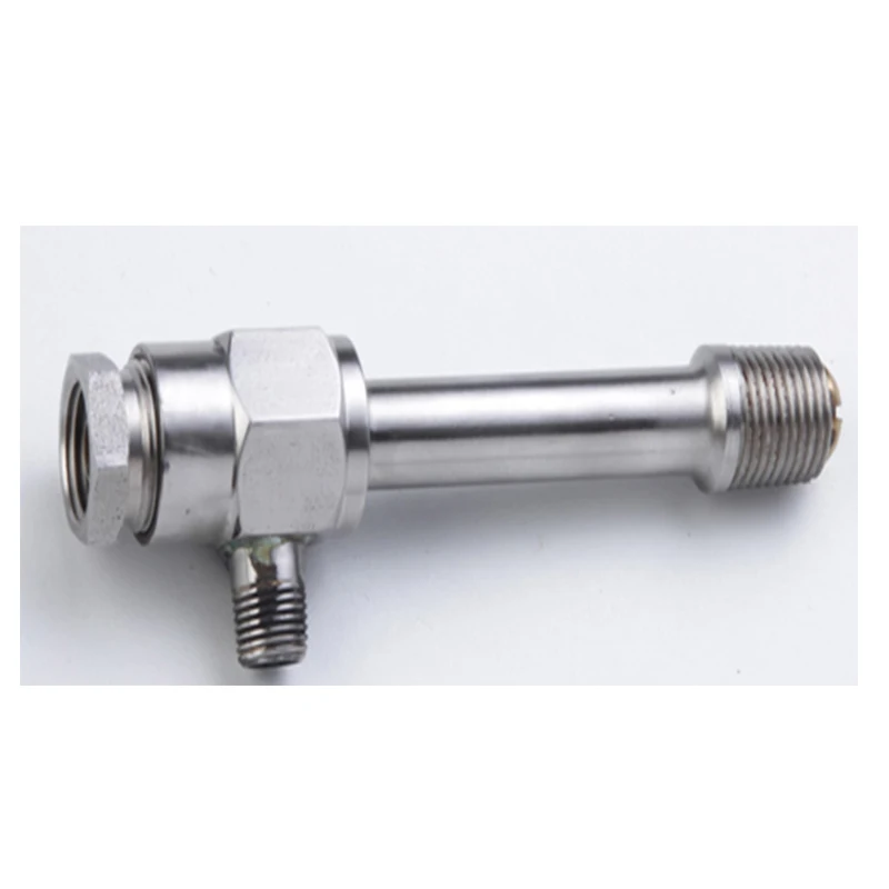 Custom CNC Machining  vortex Tube Cooler Parts Precision Stainless Steel Metal Cooling Parts Stainless Steel 316 Metal Part