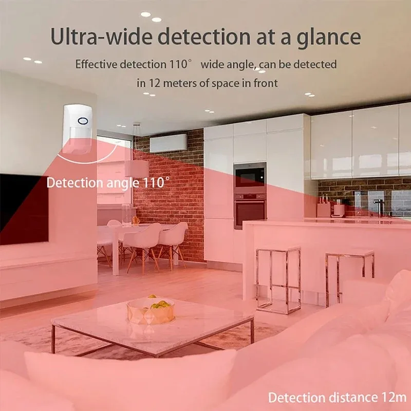 Tuya Smart WiFi PIR Infrared Motion Detector Sensor Alarm Human Body Sensor Smart Life Anti theft Wireless Home Security System