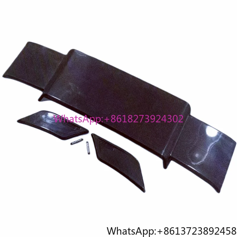 

For Benz G550 G500 G53 W464 W463 AMG Class G B Style Dry Carbon Fiber Roof Spoiler Body Kit Front bar Rear bar Side Skirt