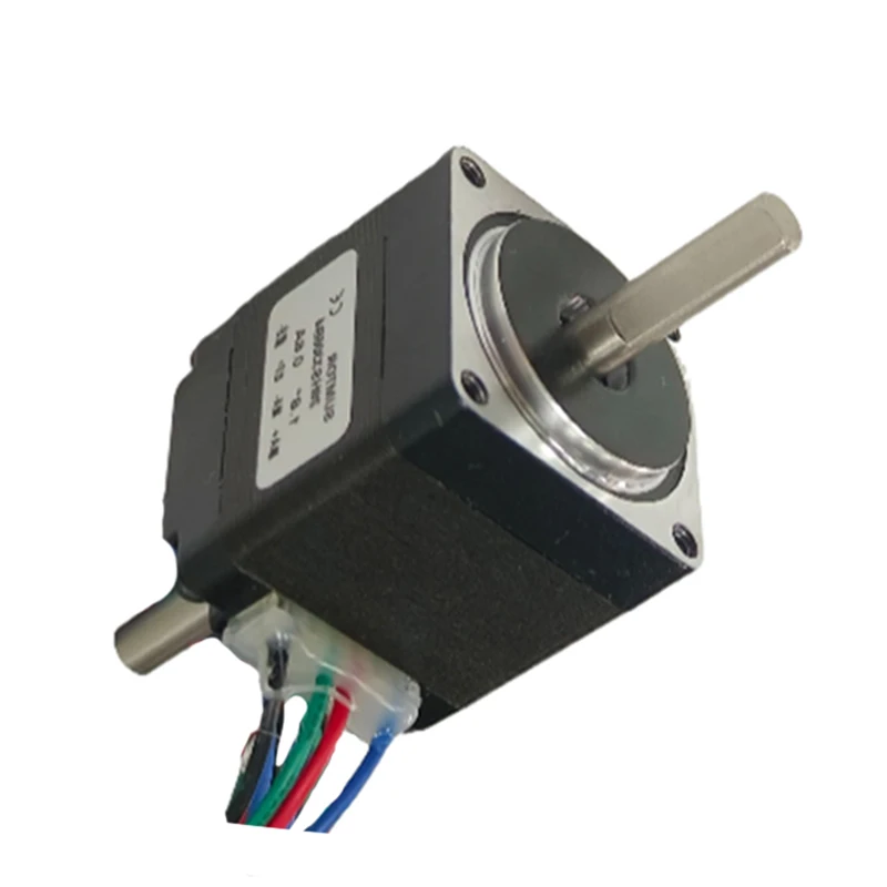 

2 шт., оптовая продажа, шаговый двигатель Nema11, SUMTOR, двигатель с двойным валом 1,8 градуса для станка с ЧПУ