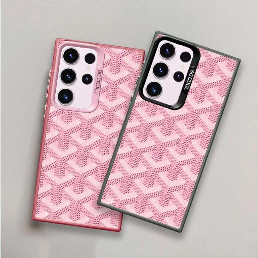 Trendy Fashionable Design Case for Samsung Galaxy S22 S21 Note 20 Ultra S23 S25 S24 FE S23 S20 Plus Back Phone Cover