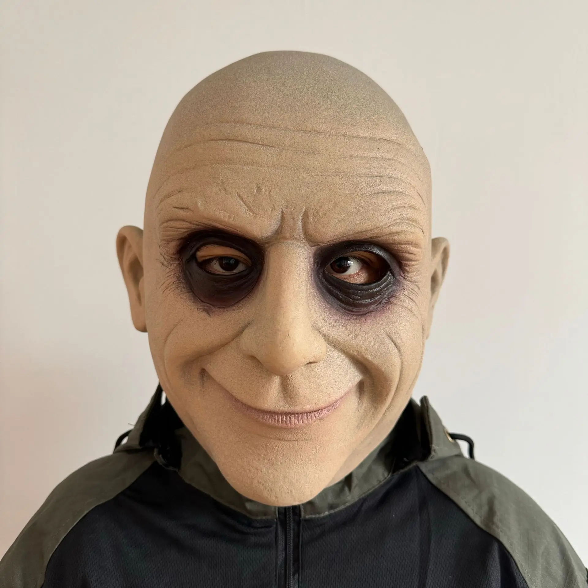 

Cosplay Masks Latex Wednesday Uncle Fester Full Head Halloween Costume Party Funny Masks Props for Adult Man