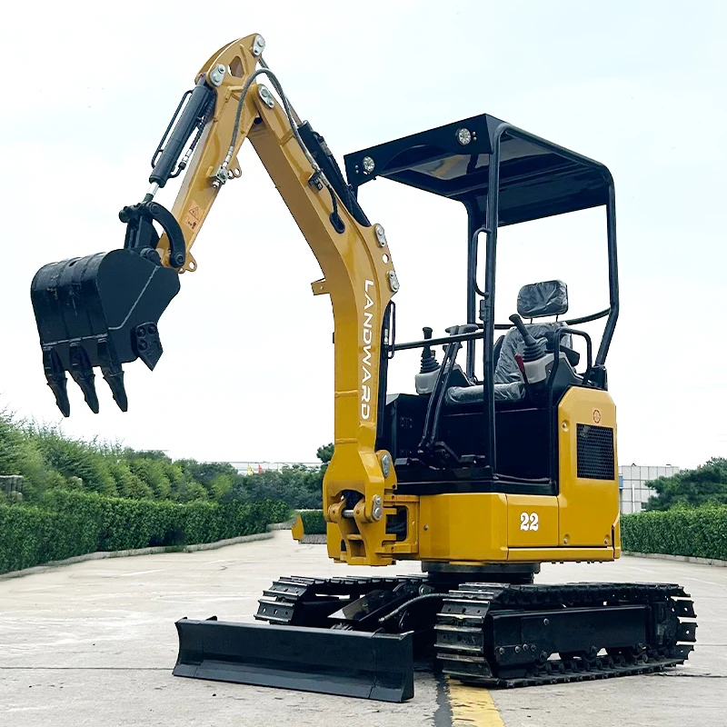 Europe Hot Sale High Quality 2.2 Ton Mini Diesel Digger Farm Use Hydraulic Crawler Kubota Small Excavator EPA Engine Customized