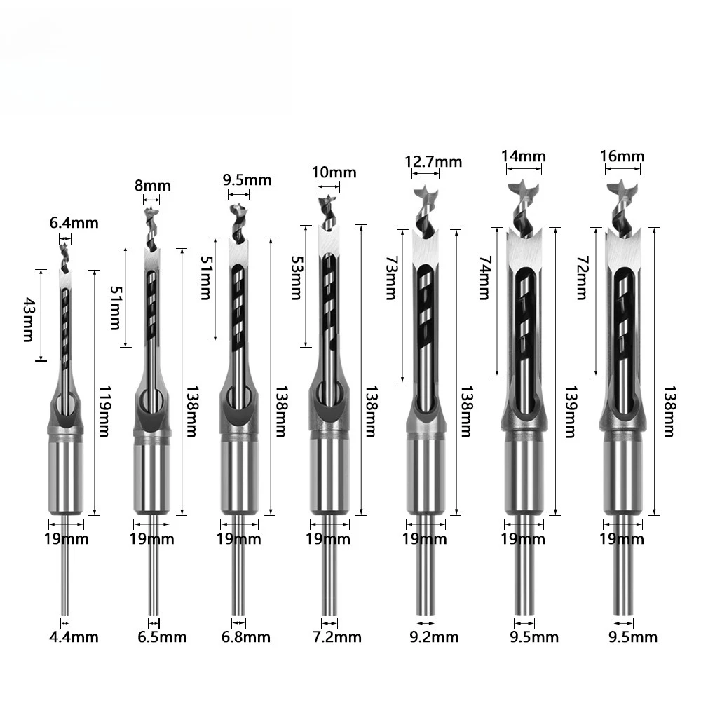 1 قطعة النجارة ثقب مربع الحفر ثقب مربع الحفر سلطة الحفر النجارة الحفر
