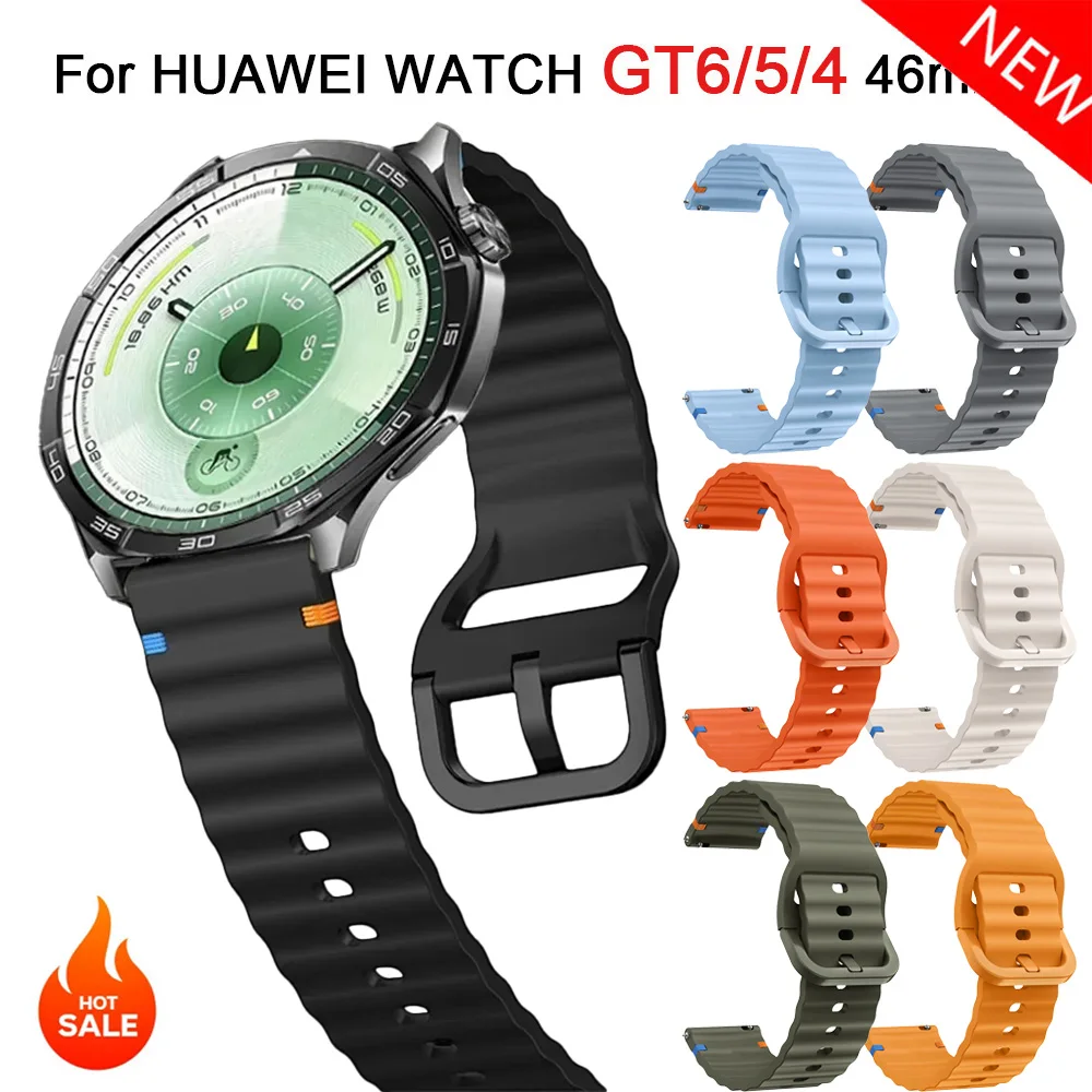18/20/22mm Sport Silikon Armband Für Huawei uhr GT6/6Pro GT5/5Pro 41mm 46mm 42mm Armband für Huawei uhr GT4/4pro 3/3Pro Band