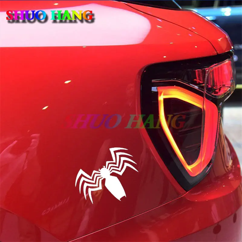 Car Sticker Vinyl Decal Reptile Black Widow Venom Black Spider Spider Web Motorcycle Decorative Accessories Creative PVC