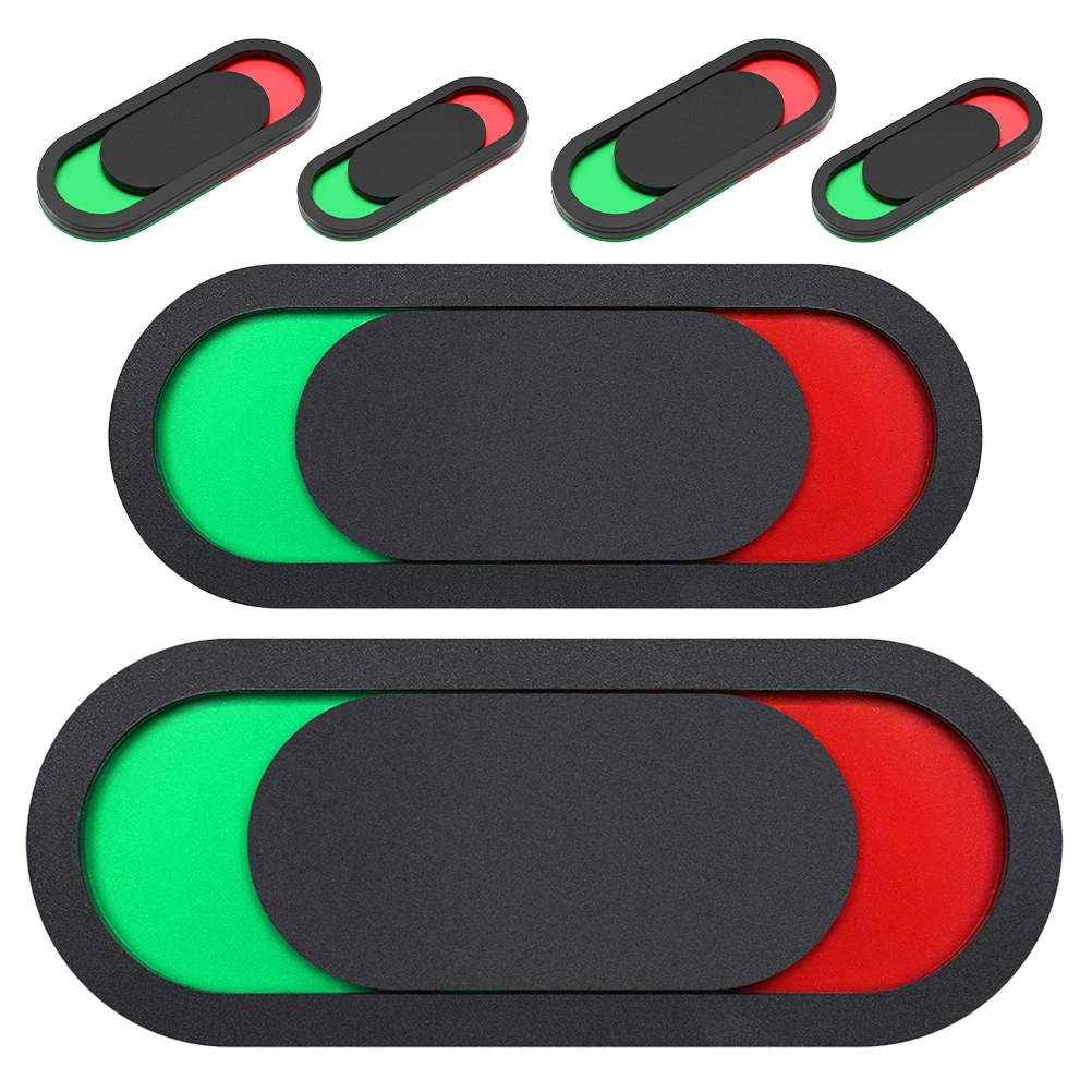 6 قطعة علامة متجر تجاري أكريليك أحمر أخضر مؤشر الباب المنزلق لمكتب الحمام فندق عنبر الخصوصية الاستخدام الذاتي