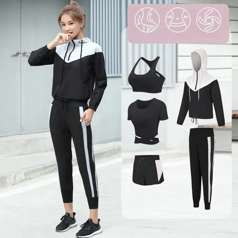 맞춤형 로고 85% 나일론 15% 스판덱스 여성용 운동 세트, 운동 훈련 체육관 요가복, 운동복 피트니스 의류