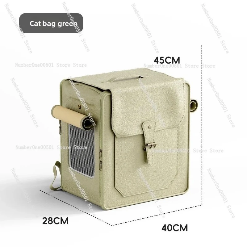 

​ Рюкзак-переноска для домашних животных, одобренная авиакомпанией, тележка с колесами для больших кошек и собак, легкая дорожная сумка на двойное плечо