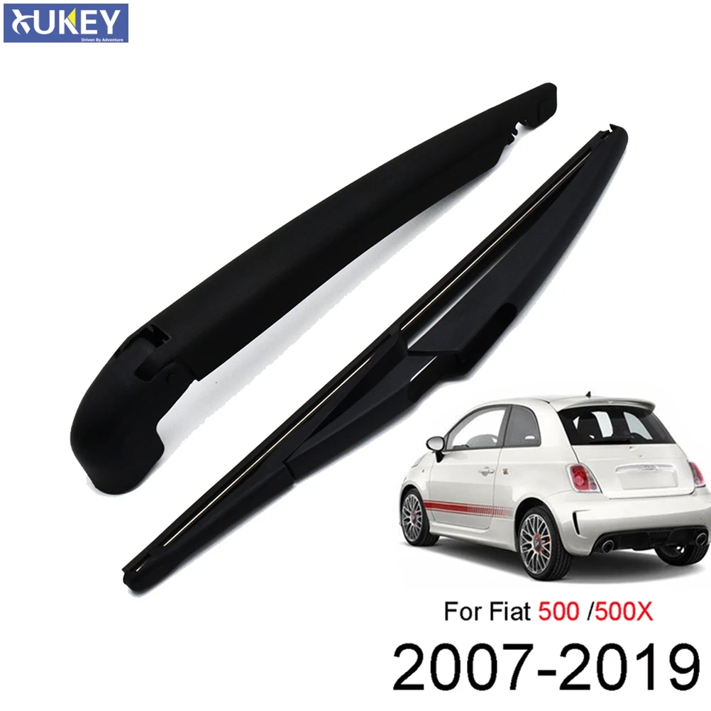 Xukey Rear Windshield Wiper Arm Blade Kit For Ford KA Mk2 Hatchback 2008 - 2014 For Fiat 500 500X 2015 2016 2017 2018