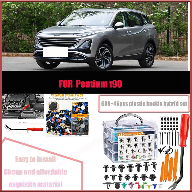 

Для Pentium t90 Ford Audi BMW Toyota автомобильные пластиковые фиксаторы комплект 680 + 45 шт. автозажим для крыльев автомобильный крепеж зажим смешанный набор