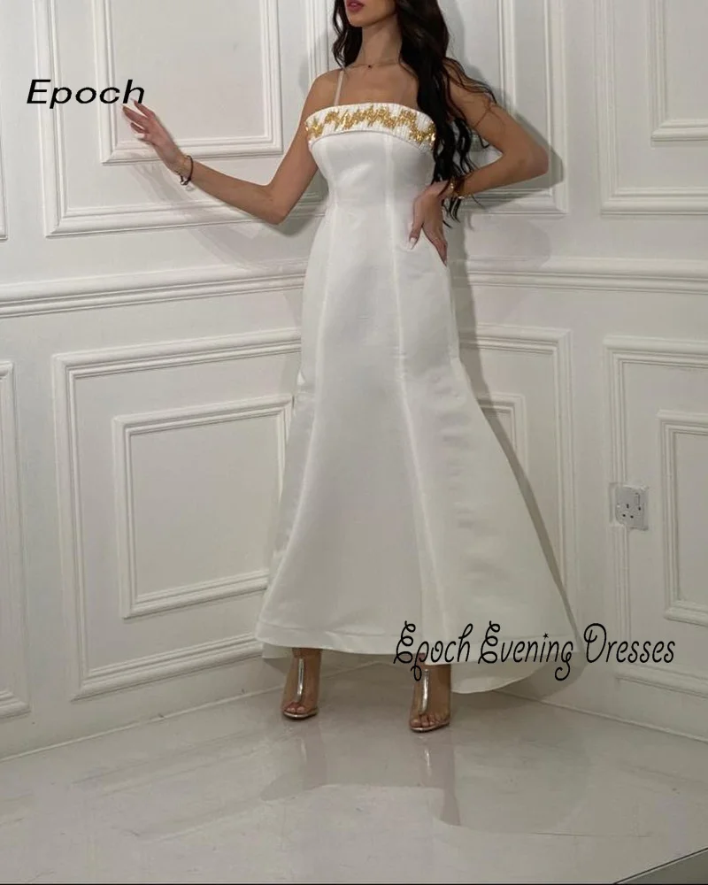 Epoch gaun malam ررbian semi Blum terompet elegan tanpa tali elegan indah Bodice Cocktail gaun Prom untuk wanita 2024