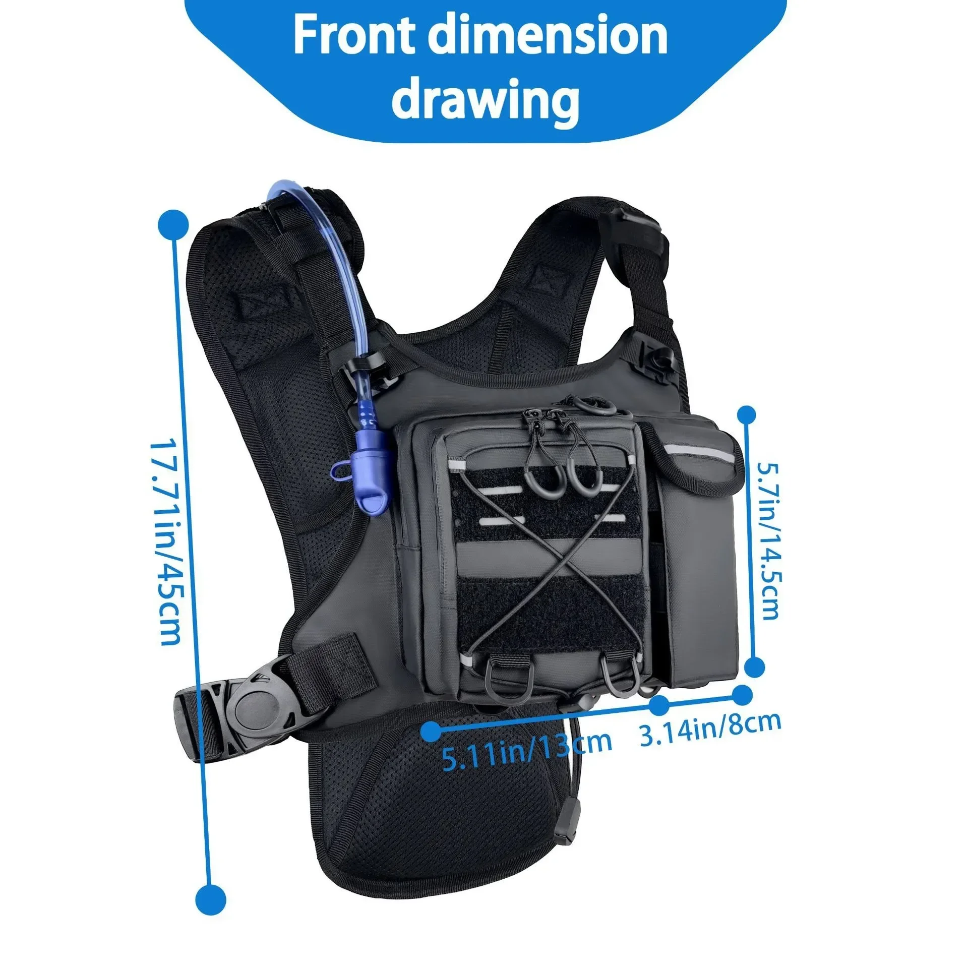 Multi pocket tactical vest