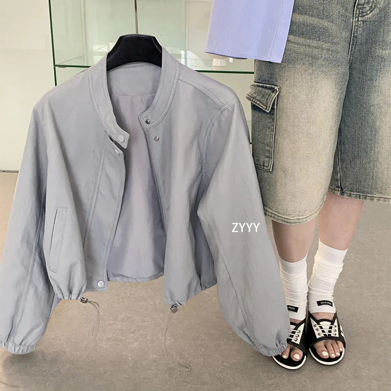Women Coats Faux Leather Jackets Round Neck Full Sleeve Pu Coat Work Y2k Streetwear Jacket Outerwear Autumn Winter 2026 6