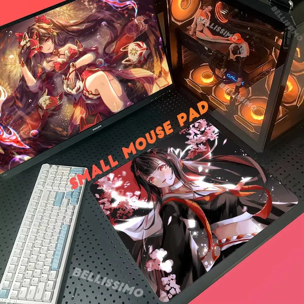 Tenshi Graphic Gaming Mousepad HD Print Table Mat Anime Mouse Mat Balance E-Sports Gaming Mouse Pad  Non-Slip Laptop Desk Mat