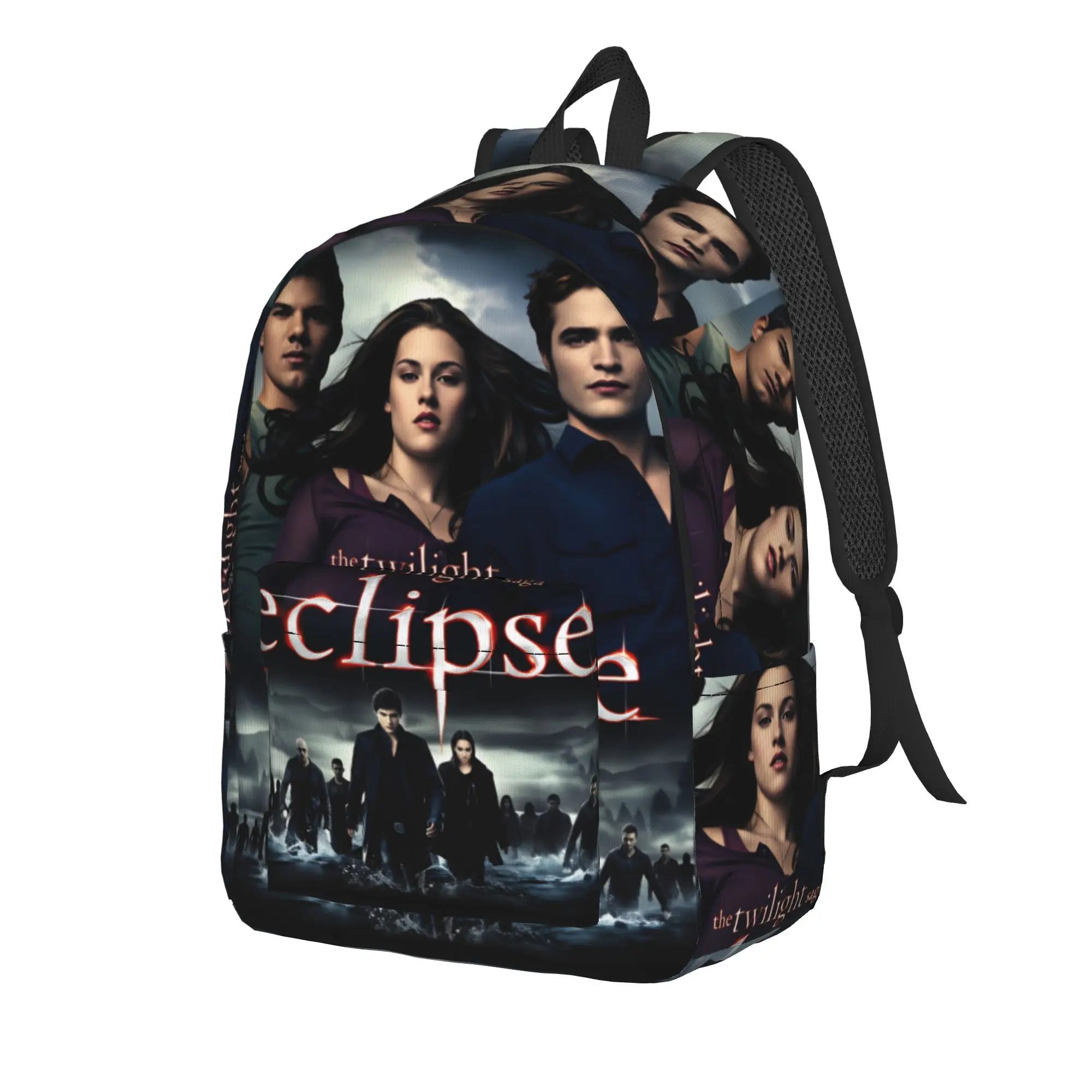 Decor Edward Backpack The Twilight Saga Cycling Backpacks Student Unisex Modern School Bags Colorful Large Rucksack