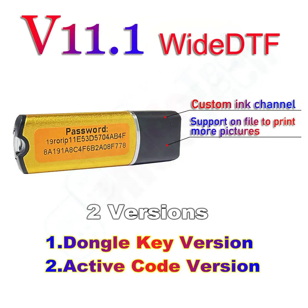 Wide Format Printer Dtf Uv Rip Software Program Ver 11 Dongle Key Epson 4900 1390 L800 9900 3800 4800 7800 P800 7900 P5000 P6000