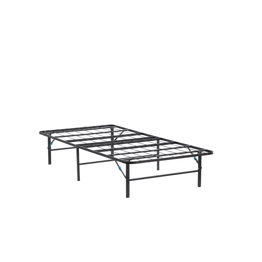 

Складной каркас кровати Twin XL, кровать-платформа, сталь, простая сборка без инструментов, высота 14 дюймов, Twin XL, черный